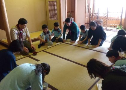 ビーバー隊　2024年3月　お点前体験