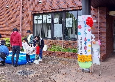 ビーバー隊　2024年4月　公民館のイベントに参加