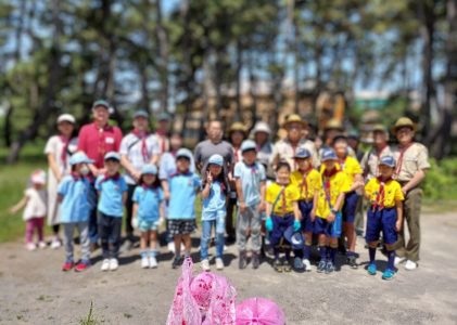 ビーバー隊　2024年5月　ゴミゼロ運動・シーターポン作り
