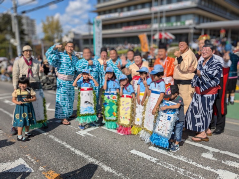 ビーバー隊_2024年10月13日(日)_ビーバー隊の土俵入り！コスプレウォークに参加