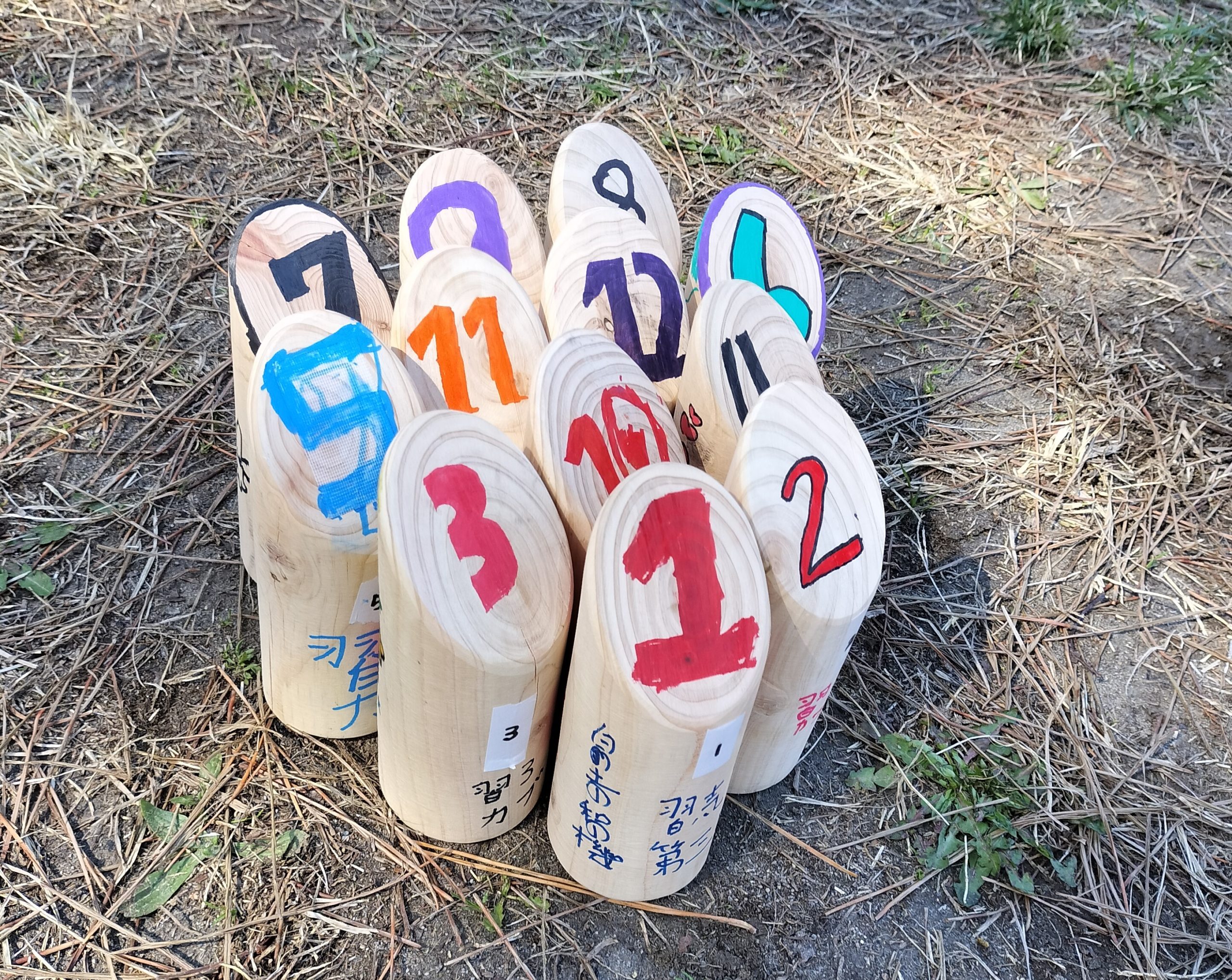 カブ隊 2026年3月15日　隊集会 モルック完成